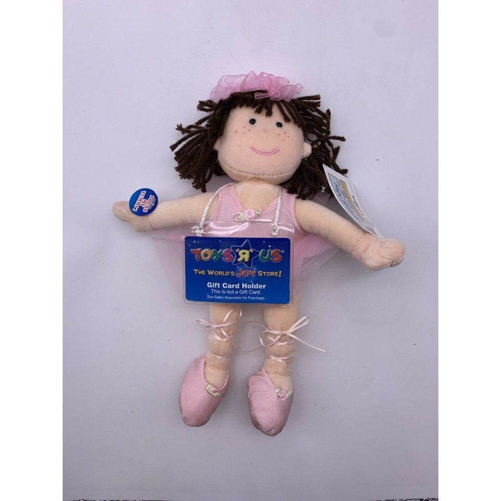 Animal Alley Ballerina Doll Plush Gift Card Holder